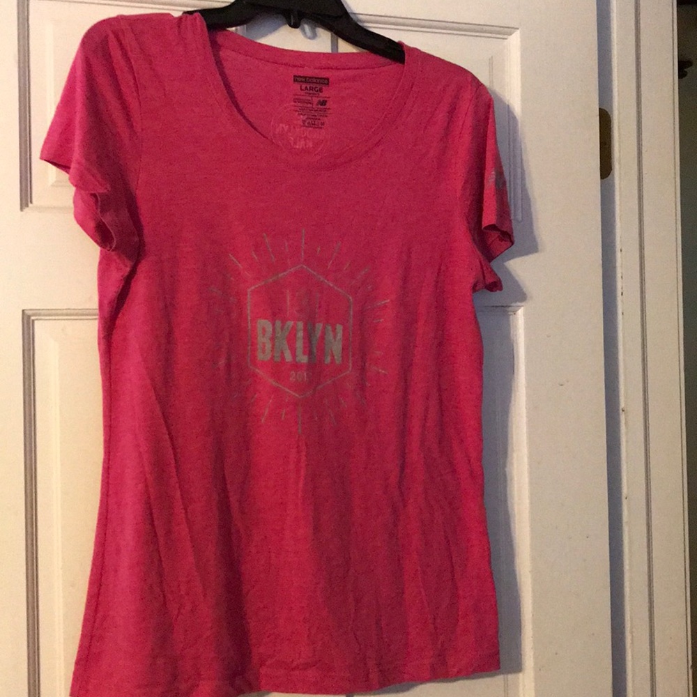 Women’s fitted new balance NY  marathon tshirt